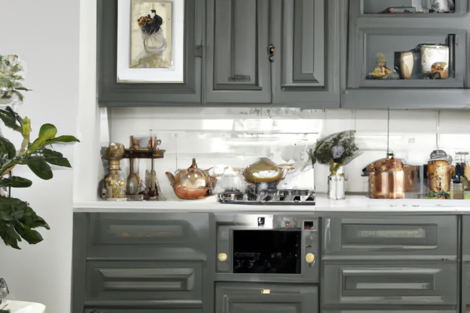 Minimalist Mutfak Tezgahı Dekorasyonuyla Ferah Alanlar Yaratın Modeli - Tezfab