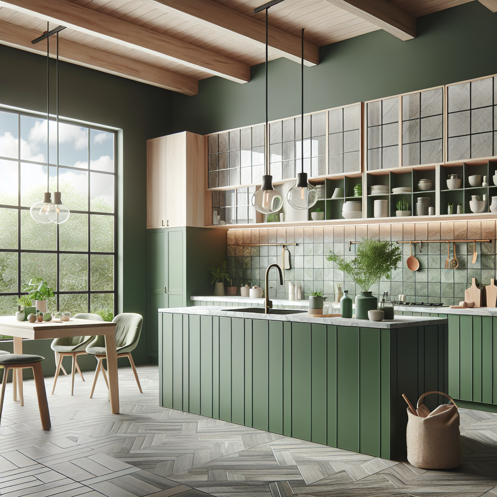 Yeşilin Dostu: Doğal Boyalarla Evinizi Renklendirin Modeli - Tezfab