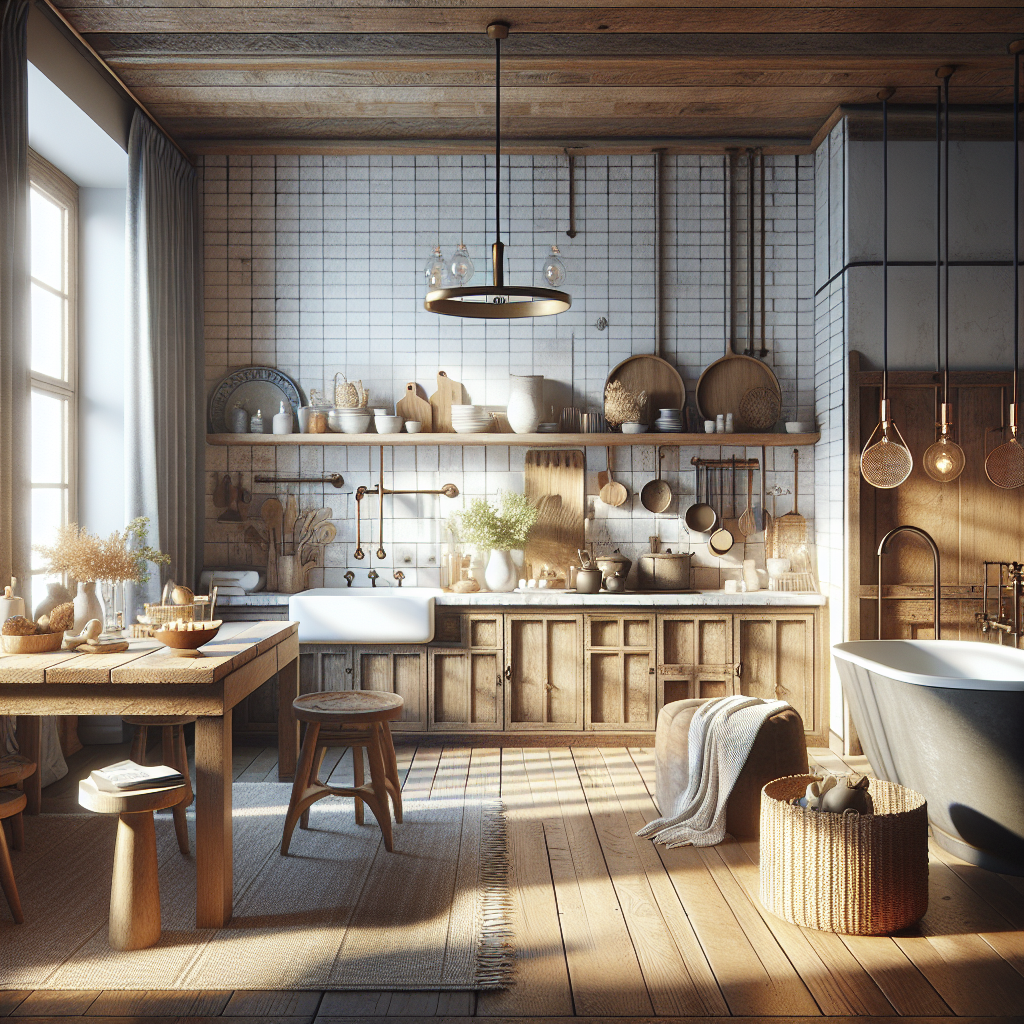 Rustik Country Stili ile Evinizde Sıcak Bir Atmosfer Yaratın! Modeli - Tezfab