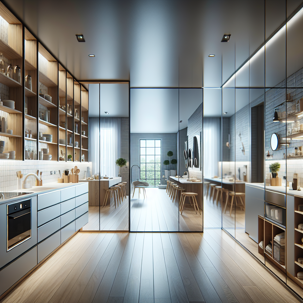 Akıllı Evler İçin Ayna ve Depolama Çözümleri Modeli - Tezfab