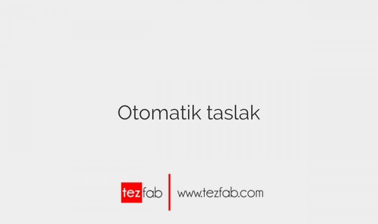 Otomatik taslak