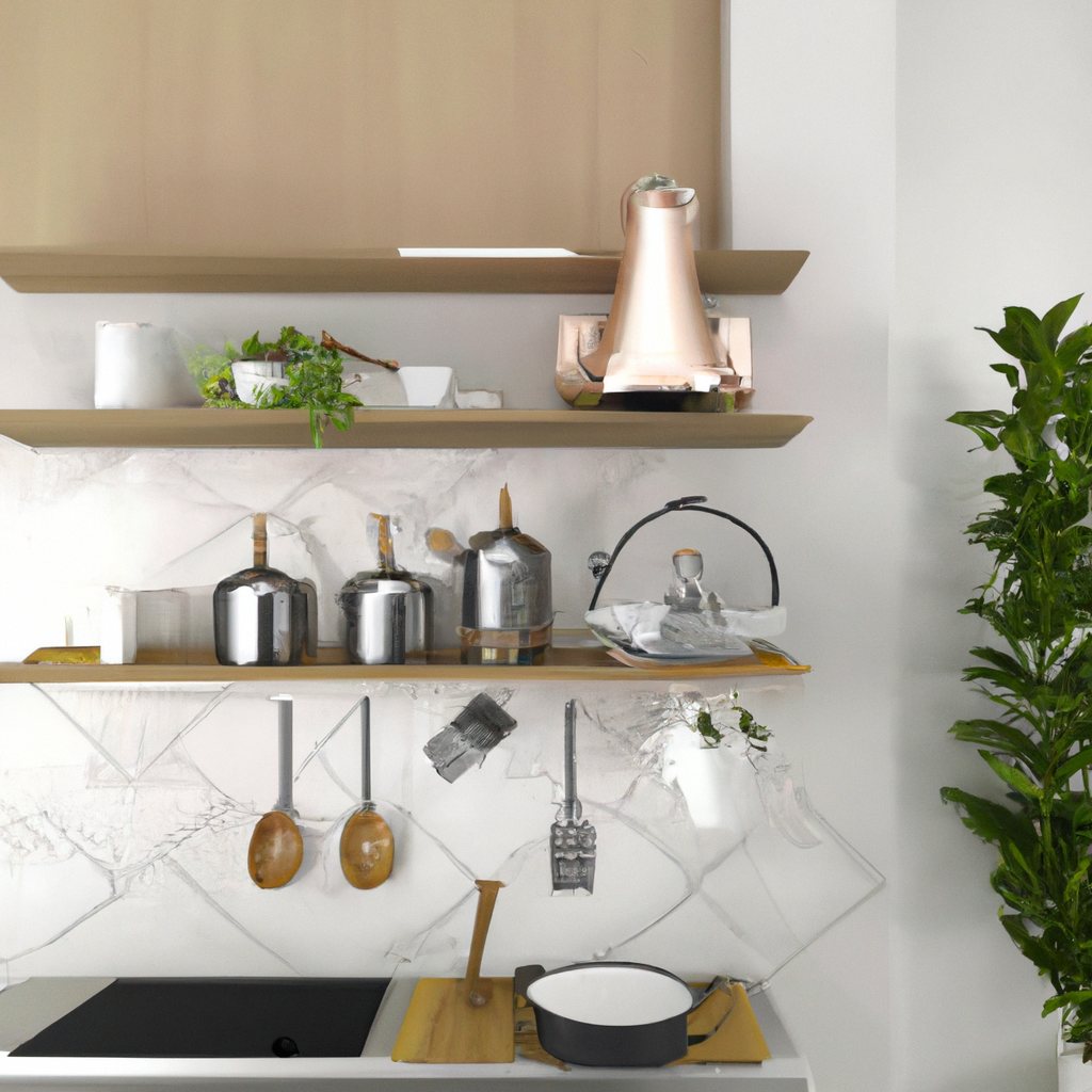 Minimalist Mutfaklar İçin Akıllı Depolama Çözümleriyle Düzenli Alanlar Modeli - Tezfab