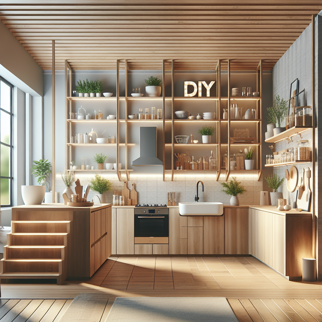 DIY Mutfak Rafları – Evinize Şıklık Katın! Modeli - Tezfab