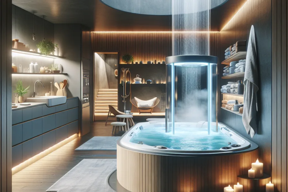 Jakuzi ve Sauna ile Sıradışı Bir Spa Deneyimi! Modeli - Tezfab