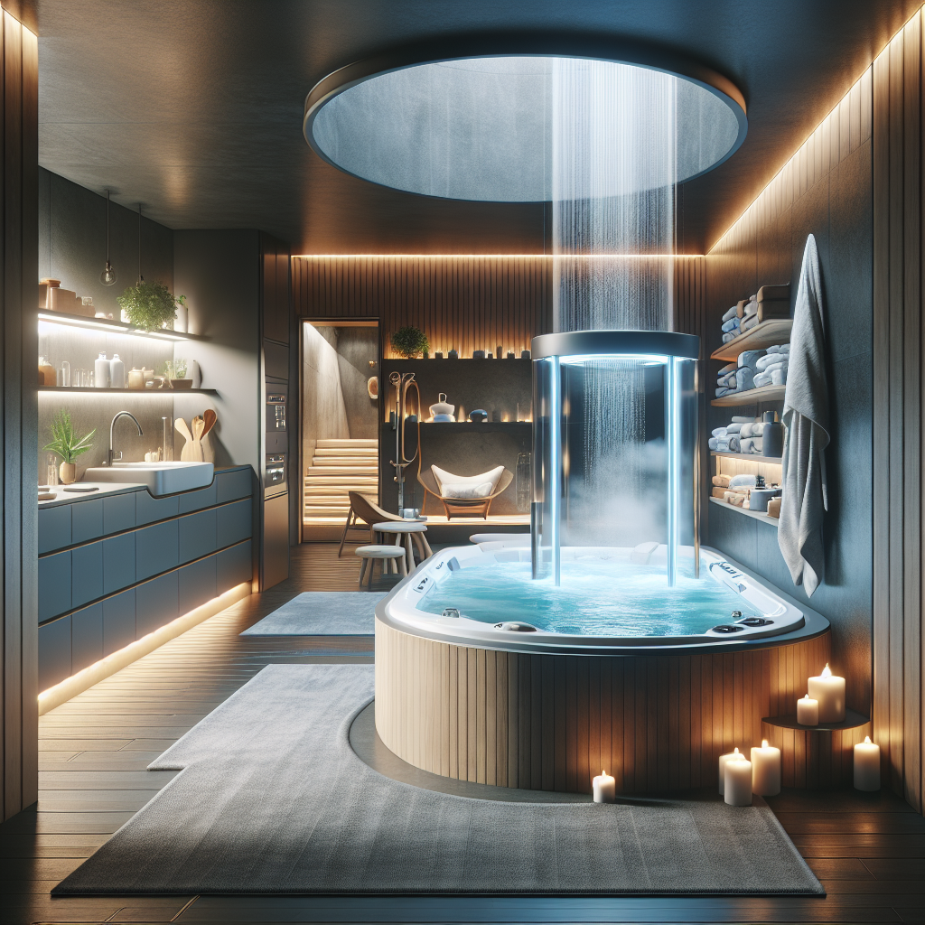 Jakuzi ve Sauna ile Sıradışı Bir Spa Deneyimi! Modeli - Tezfab