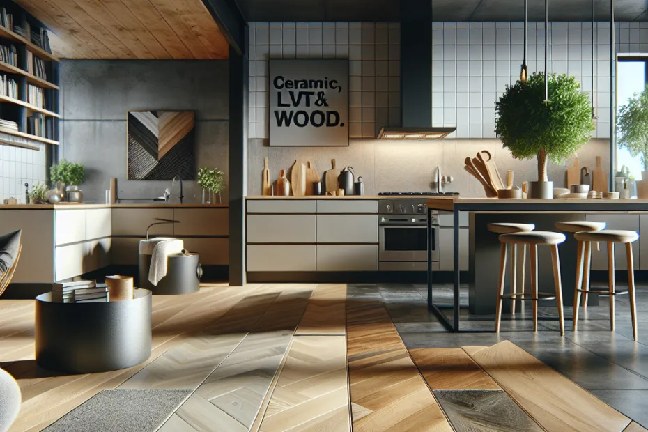 Mutfak Zemininde Hangisi Öne Çıkıyor – Seramik, LVT, Ahşap mı Beton mu? Modeli - Tezfab