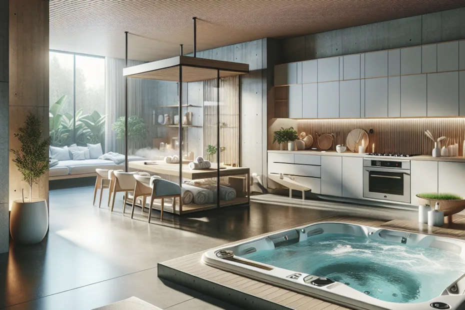 Jakuzi ve Sauna ile Kendinizi Yenileyin, Buharın Gücünü Keşfedin! Modeli - Tezfab